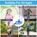 Soft Beaded Jump Rope for Kids | Adjustable Length Tangle-Free Skipping Rope for Fitness and Weight Loss | 6 Pack for Women, Men, and Kids - Buy Online on GoSupps.com