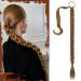 Sofeiyan Long Braid Ponytail Extension with Hair Tie Straight Sleek Wrap Around Hair Extensions Braid Pony Tail Fluffy Natural Soft Synthetic Hairpieces for Women Daily Wear 30 inch-Dark Blonde 30 Inch (Pack of 1) Dark Blonde