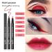 SUMEITANG 12 Pcs Matte Liquid Colored Eyeliner Set - Waterproof Neon Eye Liners for Women | Smudge Proof Rainbow Eyeliner Pencil Kit - Buy Online on GoSupps.com