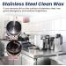 Stainless Steel Cleaning Paste Stainless Steel Cleaner and Polish Rust Remover for Metal Powerful Cookware Polish Wax for Grease Oven Sink - Buy Online on GoSupps.com