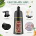 Tanfeine Wine Red Hair Dye Shampoo 3-in-1 for Men & Women - 16.9Fl Oz - Buy Online on GoSupps.com
