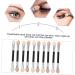 PLAFOPE Disposable 20pcs Latex Eye Shadow Stick Sponge Double-ended Eyeshadow Eye Shadow Applicator Mix Set - Buy Online on GoSupps.com