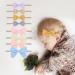 DooBoi Baby Girls Flower Headbands, Set of 24, Soft Nylon Elastic Hair Accessories for Newborns, Infants, Toddlers, Kids - Hair Bows-03 - Buy Online on GoSupps.com