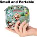 Menstruation Pad Bag with Zipper | Women's Napkin & Tampon Bag - Stylish Christmas Design for Girls - Buy Online on GoSupps.com
