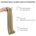 Doores Seamless Clip-In Extensions - Real Hair Light Brown Highlighted Mid-Blonde 22 Inch (55cm) 7 Pieces 110g Remy Human Hair PU Clips - Natural Look Hair Extensions - Buy Online on GoSupps.com
