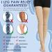 Beister 15-20 mmHg Medical Compression Stockings for Women & Men | Edema Socks Without Foot Silicone Band Varicose Veins Support | Long Class 1 DVT Flight Beige - Buy Online on GoSupps.com