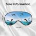 Happy Penguin Light Blocking Eye Mask - Soft Adjustable Sleep Mask for Travel & Yoga | Black - Buy Online on GoSupps.com