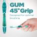 GUM Technique Daily Clean Toothbrush with Quad-Grip Handle & Stay Clean Cap Compact Head & Soft Bristles 3 Toothbrushes Multicoloured Daily Clean 1 count (Pack of 3) - Buy Online on GoSupps.com