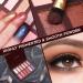LUXAZA Neutral Nudes Eyeshadow Palette - Brown Metallic Warm Bronze Copper Shimmer Satin Shades - Buy Online on GoSupps.com