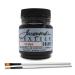 Moshify Jacquard Products Black Textile Color - Fabric Paint Made in USA - JAC1122 2.25-Ounces - Bundled Brush Set 2.25 Fl Oz (Pack of 1)