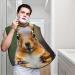 Funny Squirrel Beard Bib Apron for Men | Beard Hair Catcher & Trimming Cape Cloth Perfect for Shaving - Buy Online on GoSupps.com
