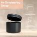 24-Pack 8oz Matte Black Candle Tins - Edgeless Cylinder Design - Bulk Candle Jars - Buy Online on GoSupps.com
