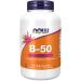 Now foods B-50 vitamin B complex high-dose with Paba 250 vegan capsules laboratory tests gluten-free soybreis vegetarian without genetic engineering 250 pieces (1 Pack)