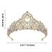 SweetV Gold Tiara Crown for Women Girls - Multicolor Crystal Pageant Crown Princess Diadem for Prom, Birthday Party, Halloween - AB Crystal-3 - Buy Online on GoSupps.com
