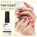 Makartt No Wipe Base and Top Coat - 2pcs 10ml High Glossy Nail Polish Top Coat Soak Off UV Gel Manicure Pedicure Home DIY Solon No Wipe Base and Top Coat Kit - Buy Online on GoSupps.com
