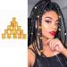 30pcs Gold Aluminum Hair Braid Rings Dreadlocks Cuffs Clips - Adjustable Metal Hair Jewelry Rings for Braids - Braiding Hair Decor Accessories - Buy Online on GoSupps.com