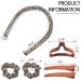 Cobinaan Women Heatless Hair Curlers - Leopard Print Headband Rollers for Long & Natural Hair - Buy Online on GoSupps.com