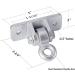 BETOOLL 2400lb Capacity Heavy Duty Swing Hangers Set of 2 - Indoor Outdoor Hanging Snap Hooks Silver - Buy Online on GoSupps.com