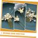 minkissy 4 Sets Hair Accessories Rhinestone Wedding Hair Bride Hair Comb Wedding Bride Bridal Flower Headpiece Decorative Hair Comb Flower Headdress Rhinestones Bridesmaid Zinc Alloy - Buy Online on GoSupps.com