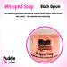 Black Opium Whipped Soap Body Wash - 150g - Natural Oils and Butters - Perfume Scent - Vegan Friendly - Puddle of Wax - Made in the UK - Buy Online on GoSupps.com