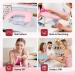U-shaped Nail Tech Arm Rest Pillow - Premium Microfiber Leather Cushion for Acrylic Manicure - Pink - Buy Online on GoSupps.com