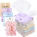 900 Pcs Marble Earring Necklace Display Card Holder for Selling 250 Pcs 5 Colors Jewelry Display Cards 150 Pcs Self Seal Bags and 500 Earring Back for Jewelry Packing 2 x 2.8 Inches (Marble)