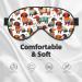 Double-Sided Dachshund Sleep Mask | Colorful Eye Cover for Comfortable Sleep Unisex Night Eye Shade - Buy Online on GoSupps.com