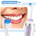 Leominor Cordless Water Flosser - Professional Oral Irrigator 2021 | IPX7 Waterproof, Rechargeable, 7 Jet Tips, Travel Bag | Purple - Buy Online on GoSupps.com