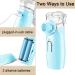 MAYLUCK Handheld Portable Ultrasonic Nebuliser for Baby Kids Adults - Blue - Buy Online on GoSupps.com