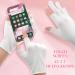 3Pair Touchscreen Cotton Gloves for Eczema and Dry Hands - Moisturizing Gloves SPA Overnight Washable Lotion Hand Spa Treatment Gloves Repair Rough Cracked Dry Chapped Hands Skin for Women - Buy Online on GoSupps.com
