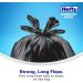Hefty Garbage Bags Strong Large 90 Litres Black Easy Flaps Arm & Hammer odour neutralizer 20 Bags 20 count (Pack of 1) Black Garbage - Buy Online on GoSupps.com