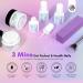 Saviland Nail Repair Kit - 3 Mins Repair, Air Dry Dip Powder for Broken Natural Nails | White & Clear Dipping Powder, Glue, File, Dust Brush - Nail Repair Treatment - Buy Online on GoSupps.com
