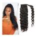 Hair Chignon Wrapping Ponytail Hair Extensions Bun Natural Wavy Ponytail 12-26 Inch Curly Ponytail Hair Clips for Black Women Messy Bun Hair Piece (Color : 100g Size : 16 inch)