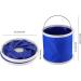 2 Pack Collapsible Plastic Bucket Cleaning Bucket for Cleaning Camping Fishing Kitchen 9 Litre Household Bucket - Buy Online on GoSupps.com