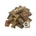 Beef Trachea Dog Treat - 2"-5" INCH 1 Pound Pack * All Natural - Single Ingredient Slow Roasted Dental Chew Helps HIPS and Joints - Huge 1 LB Pack! Wholesale Prices