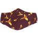 100% cotton face mask flying pheasants washable and reusable