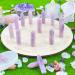 MAIBAOTA Lepidolite Healing Crystals Gifts Wands Hexagonal Pointed Gemstones Set Bulk for Women Beginner Chakra Stones Nature Reiki Spiritual Energy Balancing Protection Crystal 10pcs - Buy Online on GoSupps.com