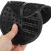 Beaupretty Cosmetic Brush Cleaner Mat Silicone Makeup Cleaning Brush Scrubber Mat Pad Brush Cleaner Round Cosmetic Brush Cleaner Washing Tools Black - Buy Online on GoSupps.com