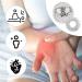Neerix 2 Couples Hedgehog Massage Set | 10pc Acupressure Ring & Fitness Nop Ball for Foot Hand & Back Muscle Relief - Magnetic Acupressure Balls (Silver) - Buy Online on GoSupps.com