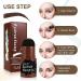 Eyewrew Waterproof Reusable Makeup Brow Stamp Kit | 10 Stencils & Brush for Perfect Brows - Medium Brown - Buy Online on GoSupps.com