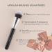 MOGILAN Foundation Brush for Liquid Makeup Dense Makeup Brush for Liquid Cream Powder Foundation Bronzer Contour Blush Blending Buffing Vegan Face Brush 200 - Buy Online on GoSupps.com