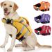 Kuoser life jacket Dog durability dog vest excellent buoyancy life jacket dog small large medium high safety dog swimming vest large dogs yellow XS XS yellow