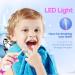 SEAGO Toddler Electric Toothbrush for Ages 0-3 | Smart Timer Suction Base & 4 Brushheads - Purple-C - Buy Online on GoSupps.com