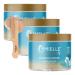 Styling Gel Organics Moisture Rx Hawaiian Ginger Hair 12oz Long-Lasting Hold Enriched With Vitamins Curls & Waves Bundled With Wooden Comb Moisturizing Hair Gel Pack Of 3