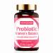 Women's probiotic - Natural Vaginal Support Supplement Balanced & Confident: Renewed Life pH Balance Smilax White Atractylodes Persimmon Roselle Herbal Supplement 60 Capsules 1