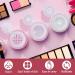 RAYNAG Set of 6 Mini Empty Loose Powder Bottles for Cosmetic Glitter & Eye Shadow - Travel-Friendly with Sifter and Lids - Buy Online on GoSupps.com