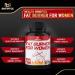 120 Capsules - Women's Fat Burner with Green Tea, Apple Cider Vinegar, Green Coffee Bean & More - Buy Online on GoSupps.com