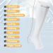 White Open Toe Compression Socks 20-30mmHg | Toeless Support for Swelling & Varicose Veins | X-Large Size - Shop Now - Buy Online on GoSupps.com