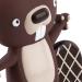 Nuby Squeezy Teethe Rubber Teether - Beaver | Soothing Teething Toy - Buy Online on GoSupps.com