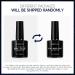 Morovan Cat Eye Gel Nail Polish Kit with UV Light - Black Solid Colors - Gel Liner, Base Coat, and Top Coat - Complete Gel Nail Polish Set - Buy Online on GoSupps.com